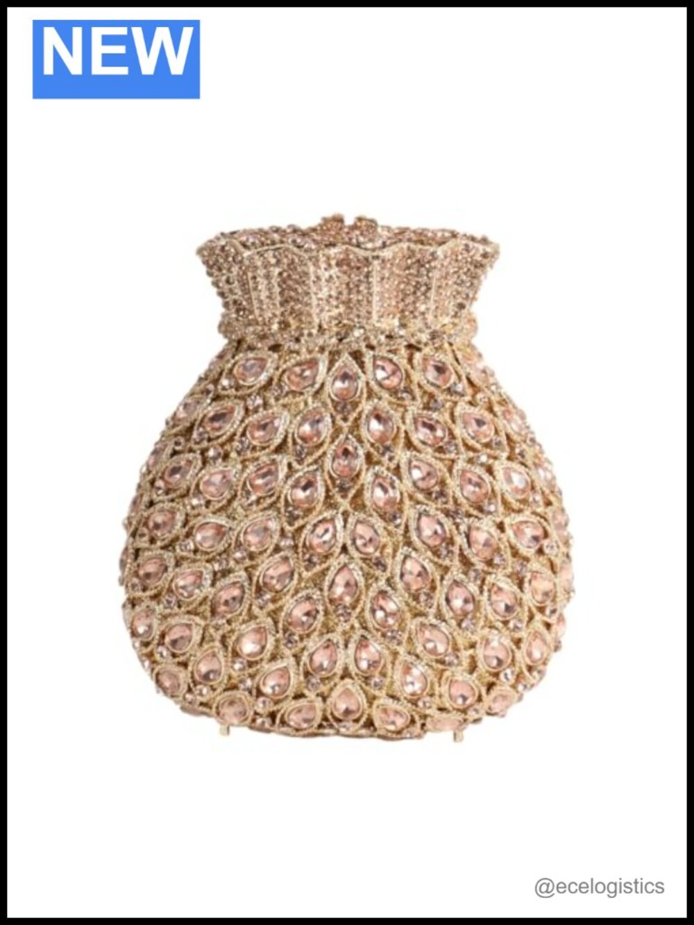 Crystal Evening Clutch Rhinestone Money Pouch Handbag for Women Banquet Party